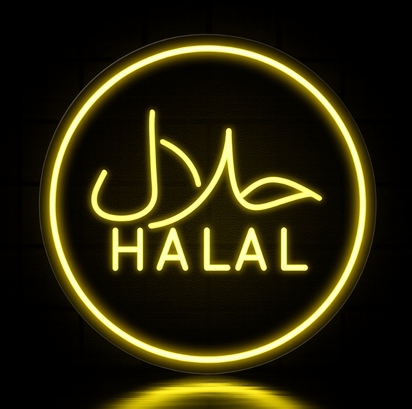 Halal Place Neon