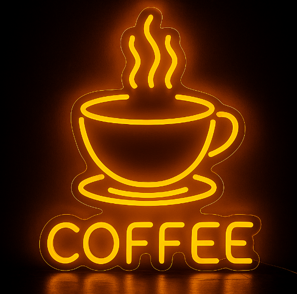 Néon LED Enseigne Café