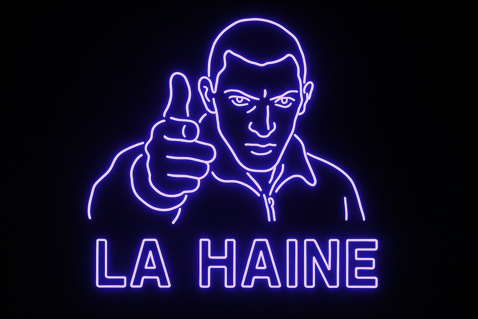 La Haine Neon