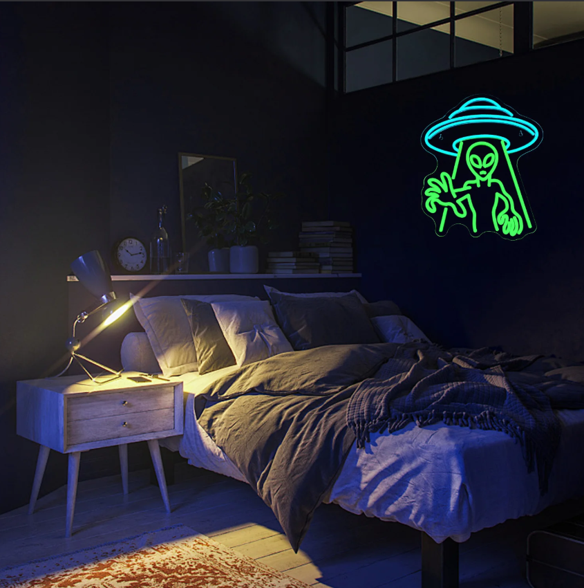 Extraterrestre UFO Neon