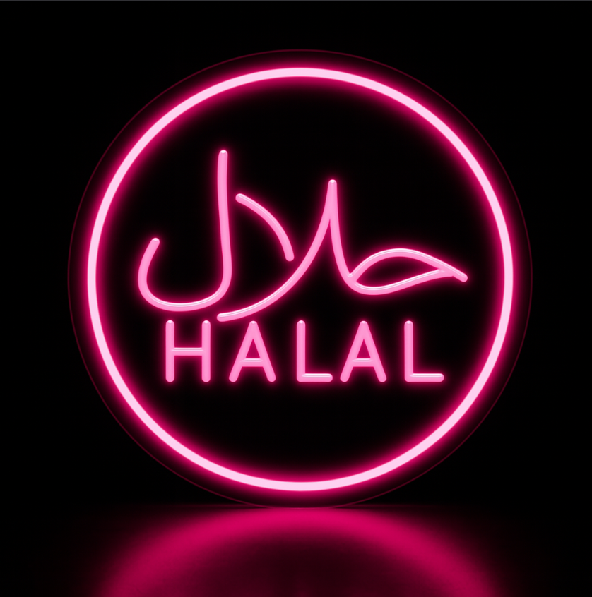 Halal Place Neon