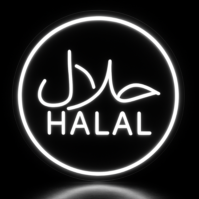 Halal Place Neon