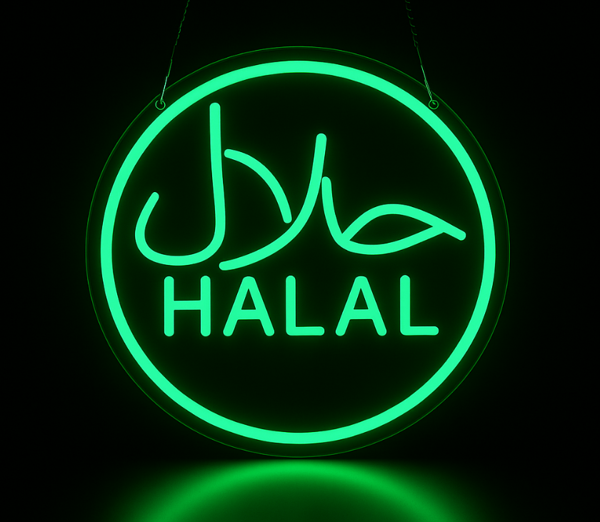 Halal Place Neon