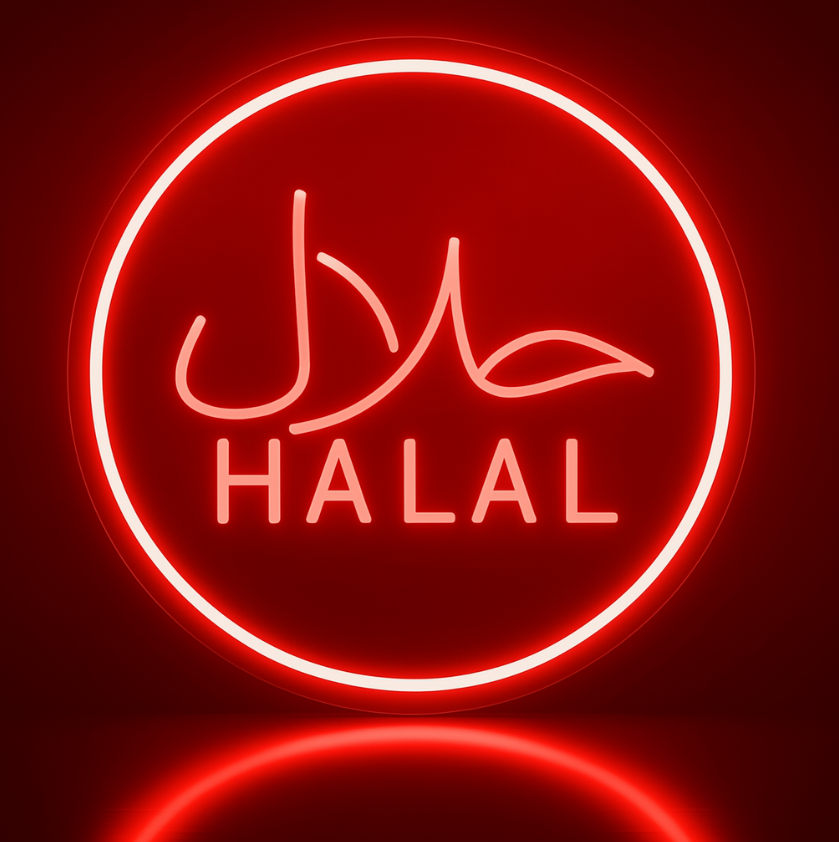 Halal Place Neon