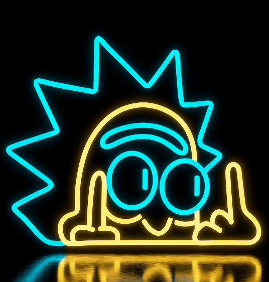 Le Doigt de Rick Neon