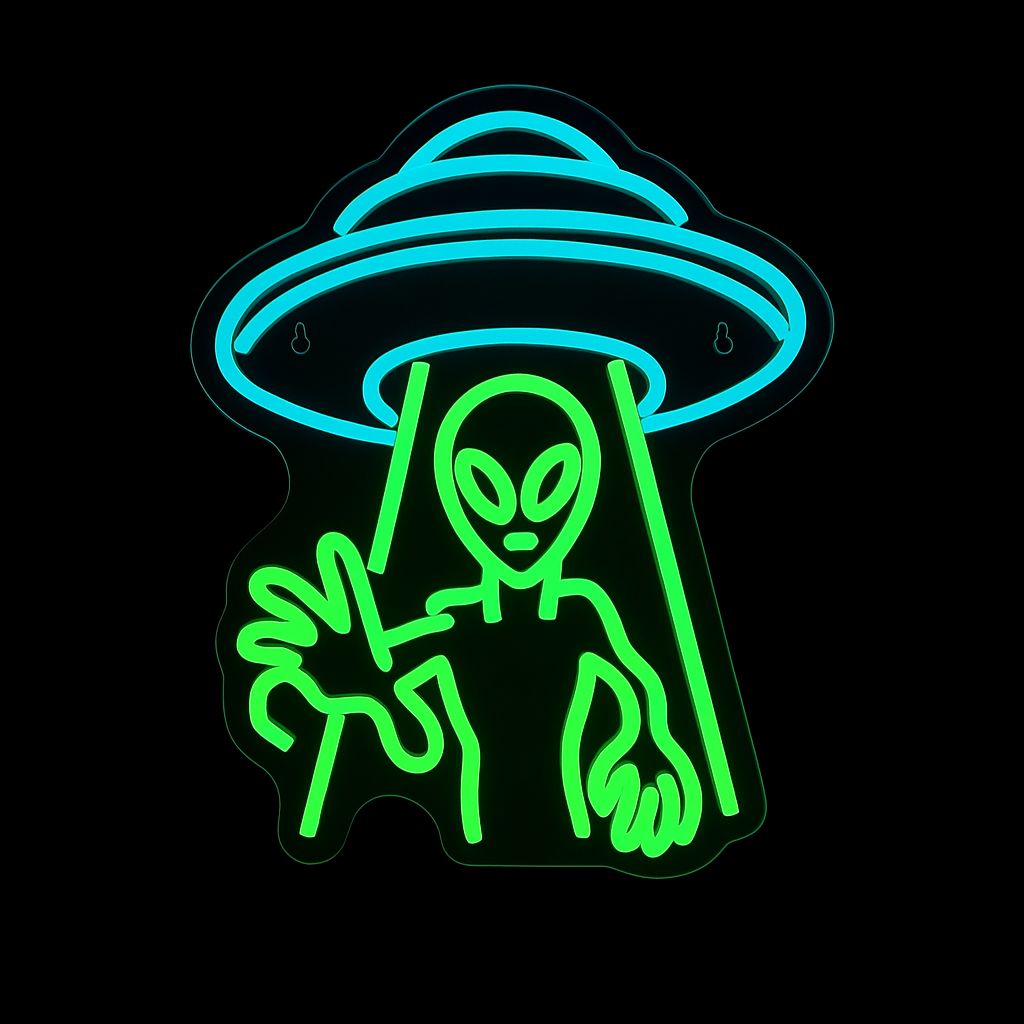 Extraterrestre UFO Neon